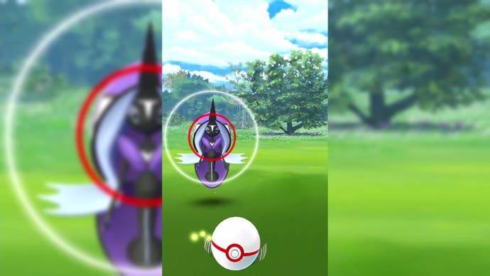 Legendary encounter in Pokémon Go