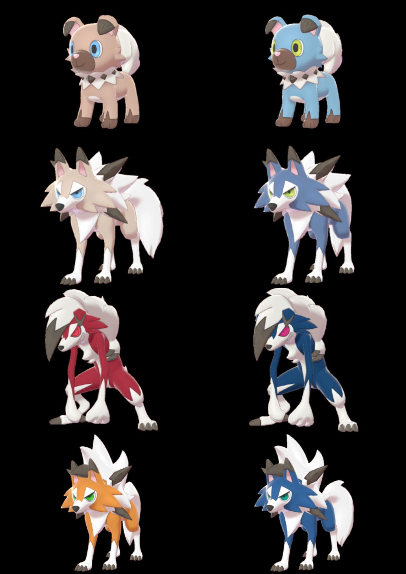 Pokemon Ruff How to get Rockruff and Lycanroc Midday and Midnight forms in Pokémon ...