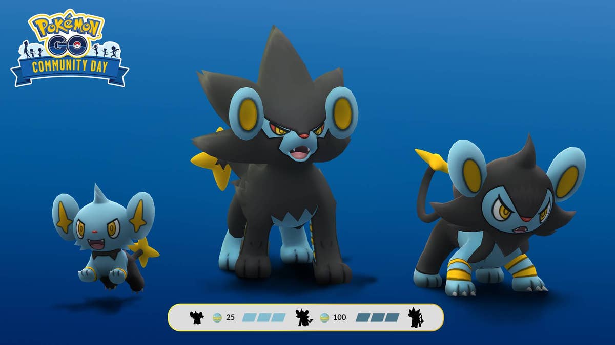Shiny Shinx, evolution chart, 100% perfect IV stats and Luxray