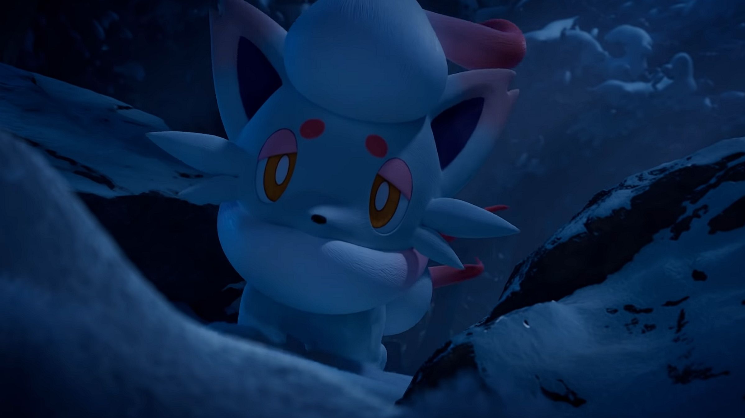 Pokemon Legends: Arceus video shows off Hisuian Zorua and Hisuian Zoroark