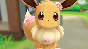 Pokemon Let’s Go, Pikachu and Eevee customization options include bows and flowers