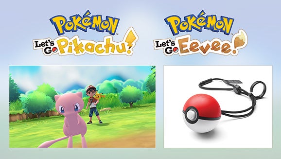 Nintendo Pokeball Plus with Mew and Pikachu 2024 Let's Go