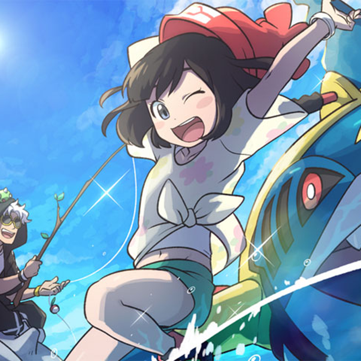 You can lend a hand in Pokemon Sun & Moon's 7th Global Mission by going  fishing
