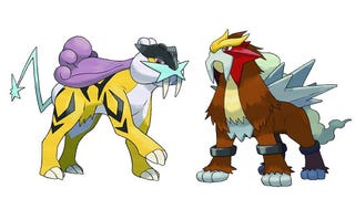 Legendary Pokemon Entei and Raikou will be available for Pokemon Sun and Moon starting April 4