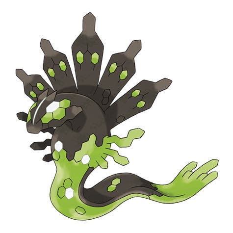 The 50% version of the Zygarde creature from Pokémon, which has a snake-like form.
