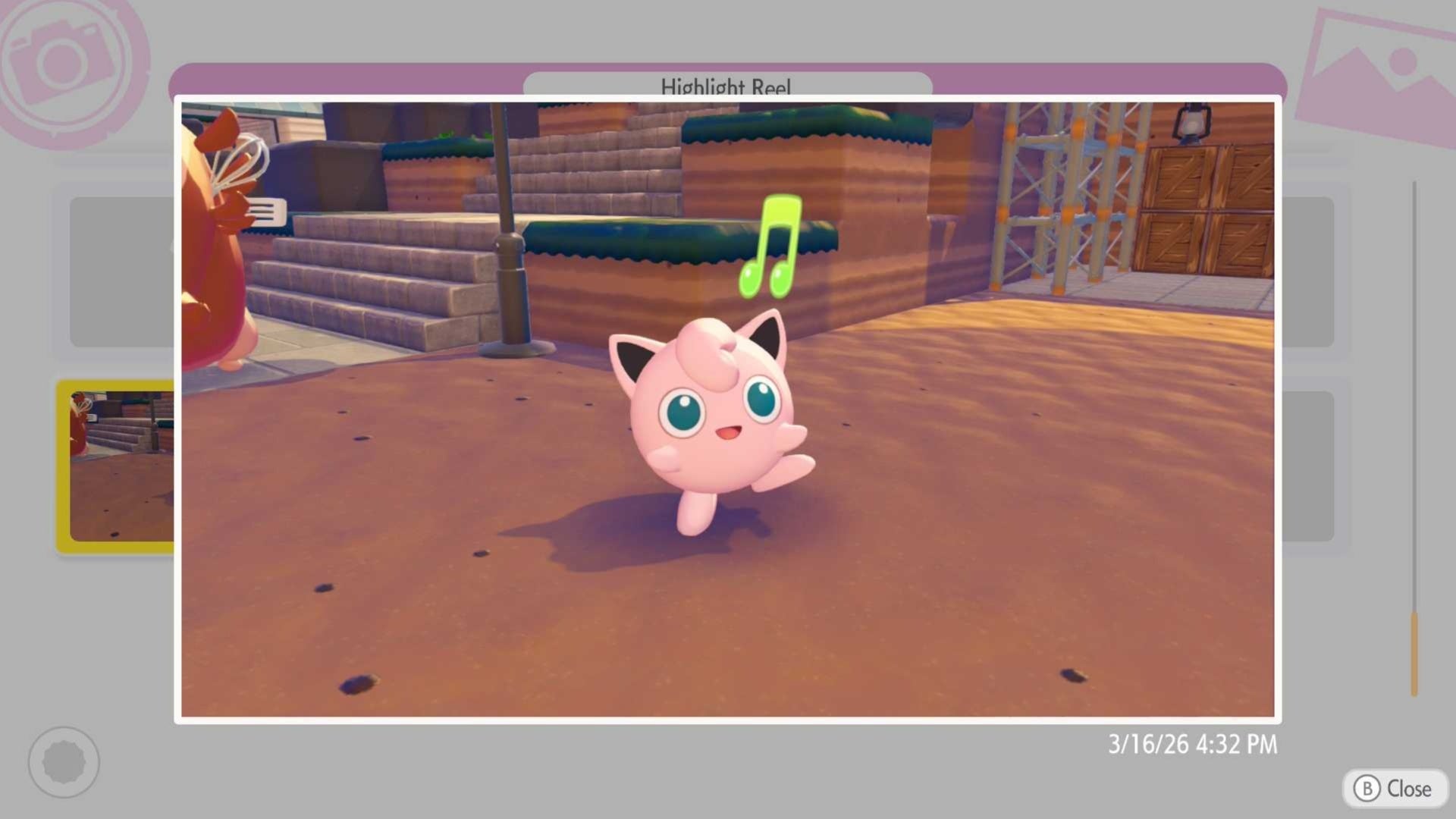 pokopia hypnotising lullaby photo op