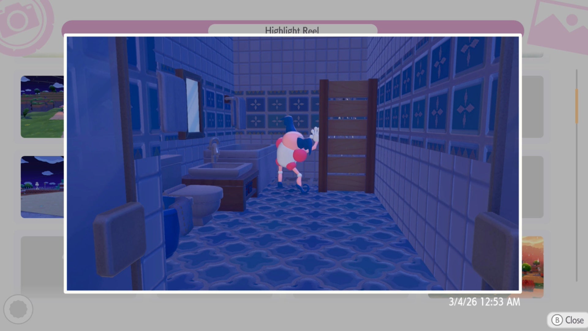 Pokopia Mr Mime in the shower