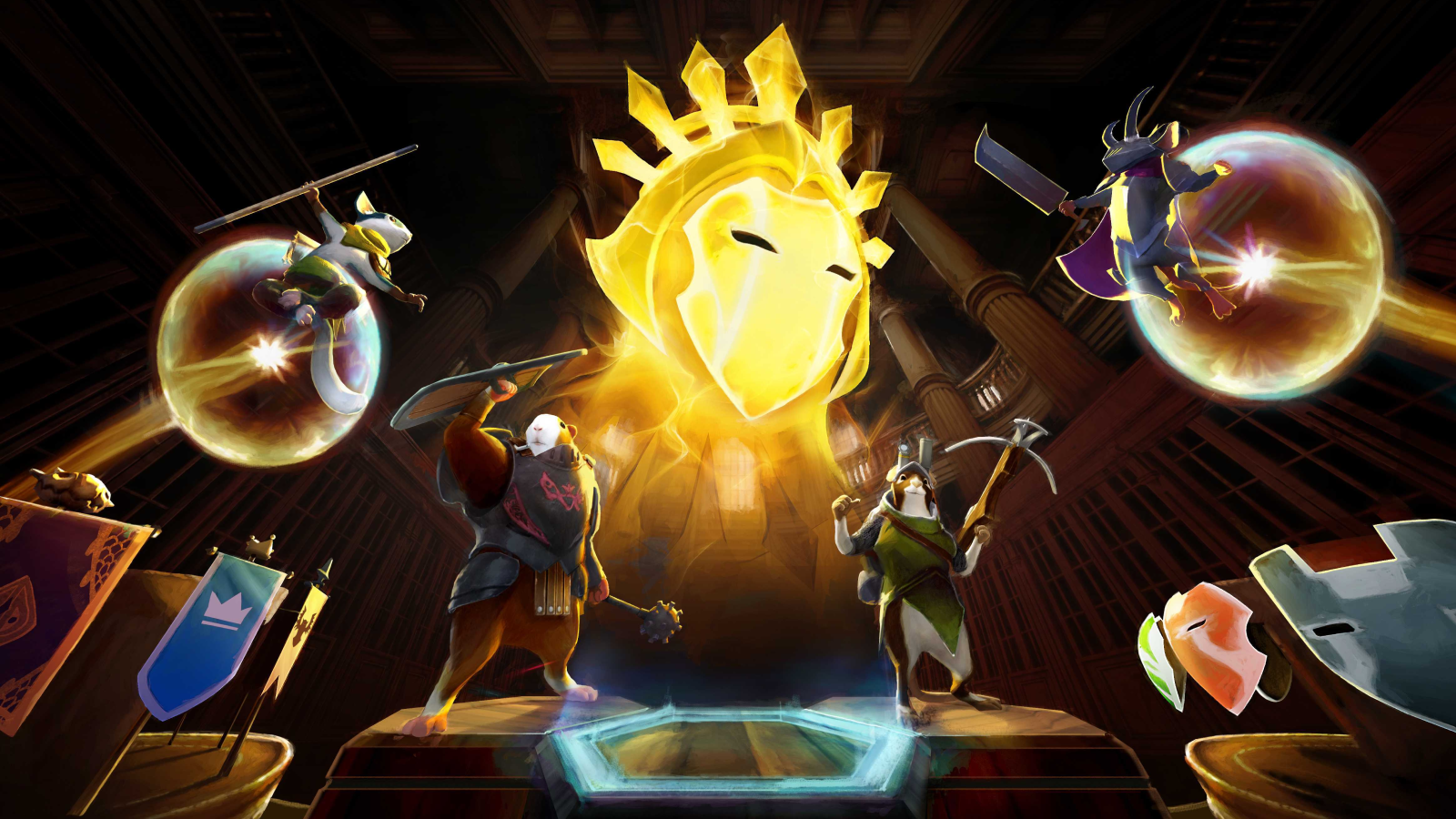 Polyarc champion and reader characters