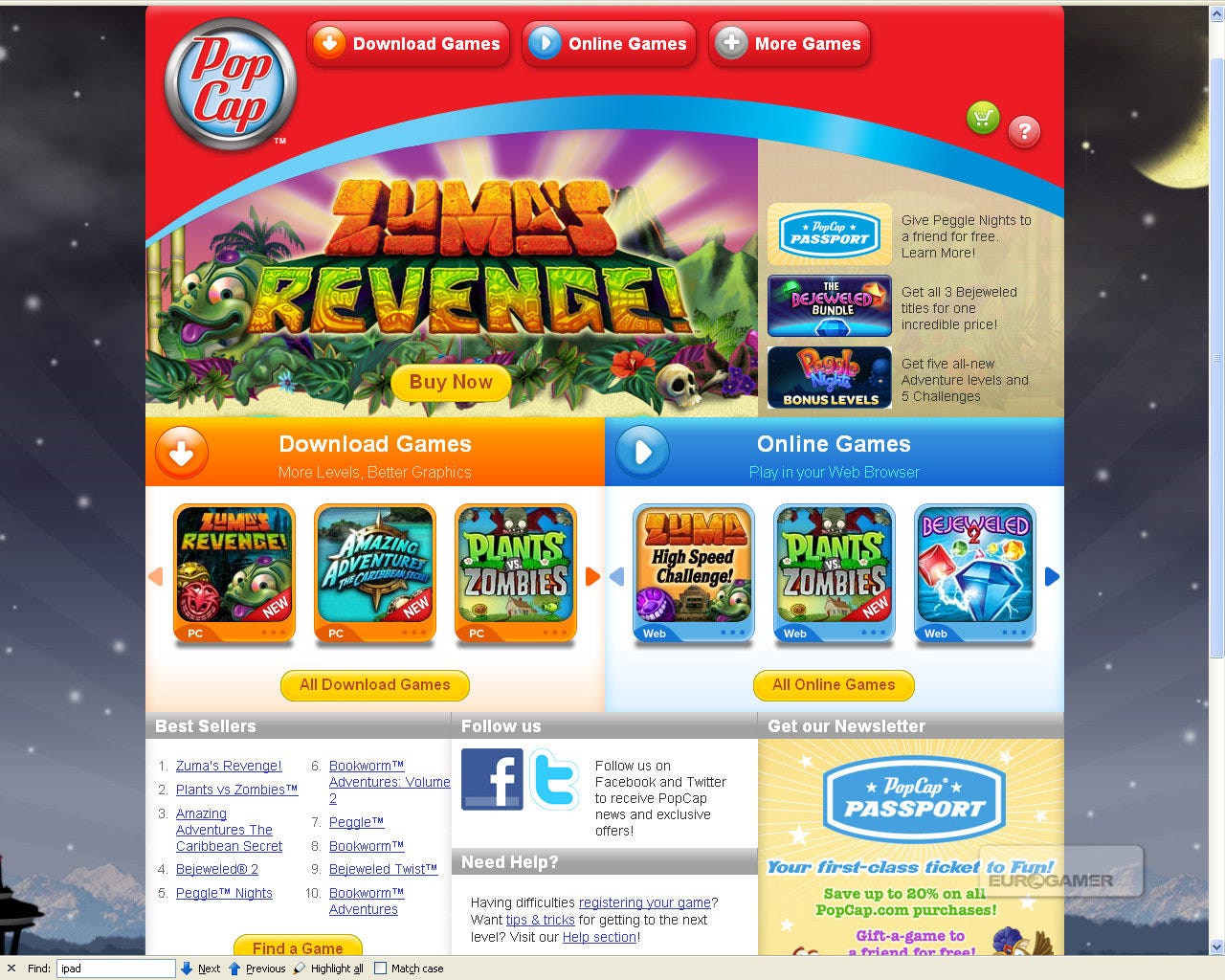 PopCap's John Vechey | Eurogamer.net