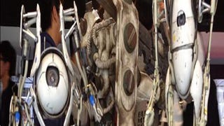 Portal 2: Atlas and P-Body figures break cover at toy convention