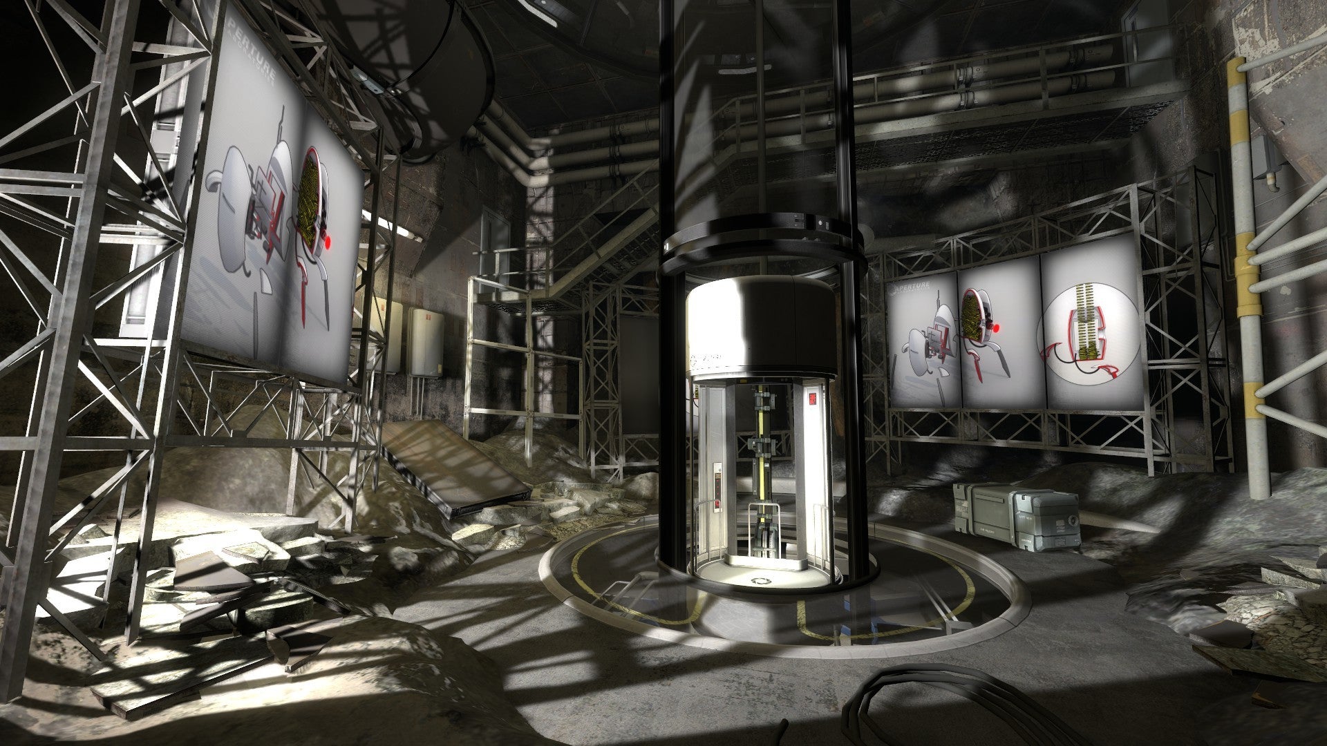 A screenshot of a test chamber from huge Portal 2 prequel Portal: Revolution. - 1