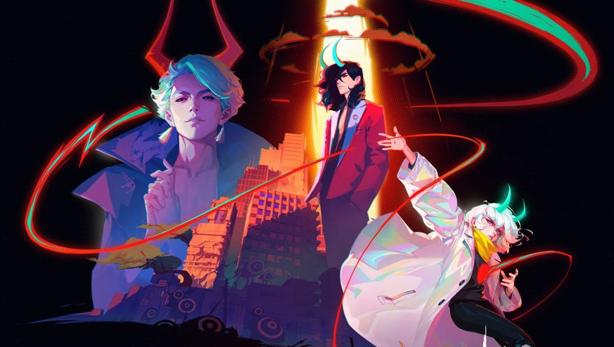 Artwork of the characters of side-scrolling action game Possessor(s).