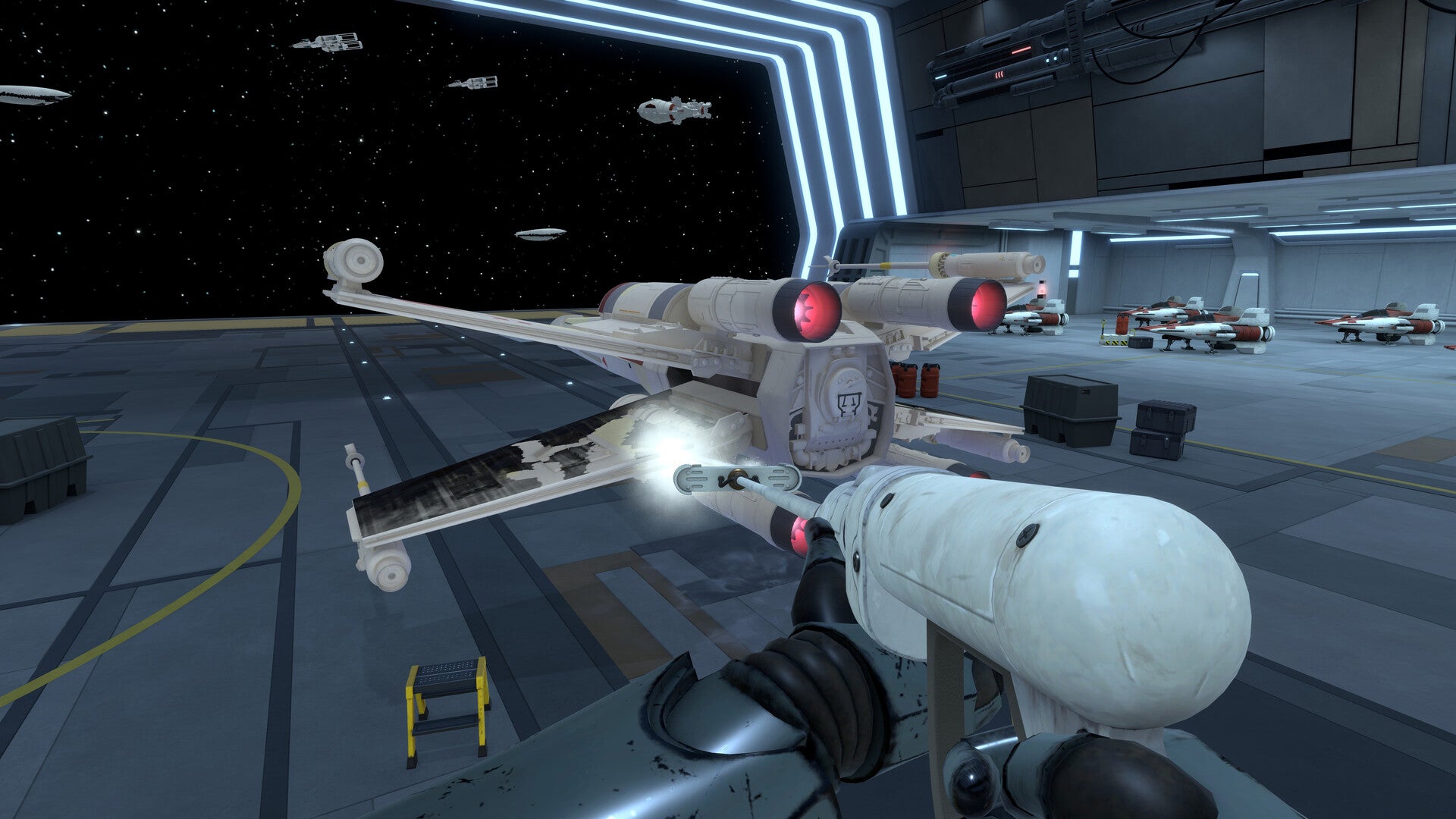 The droids you're looking for are busy polishing X-Wings in PowerWash Simulator 2's Star Wars DLC, due out this summer