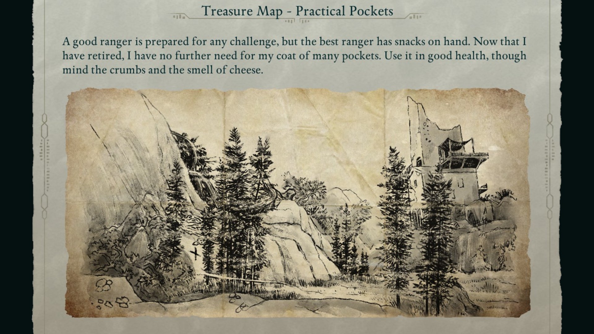 The Teasure Map for Practical Pockets in Avowed. - 13