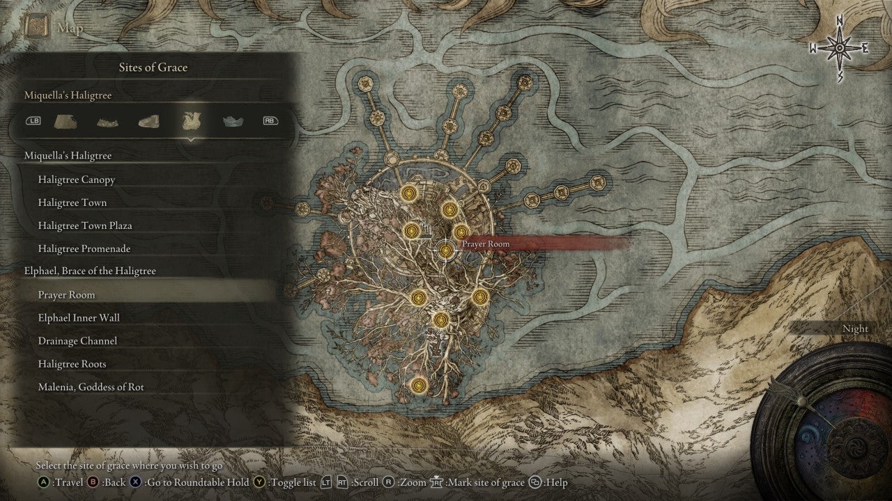 Prayer Room Grace in Elden Ring