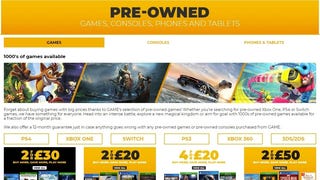 Pre-owned game sales are in freefall in the UK