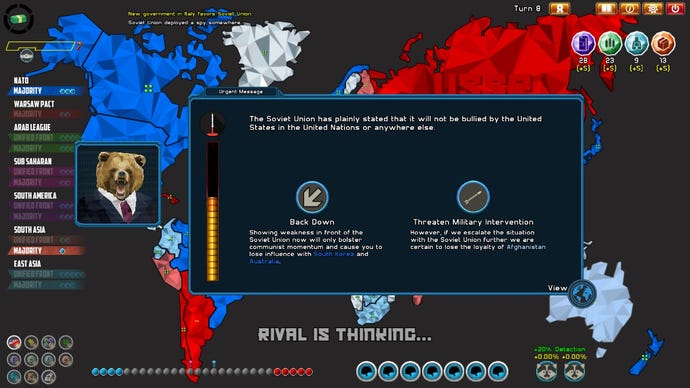 The rival action menu in Precipice