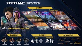 An image showing what's being added to XDefiant for its preseason in May 2024