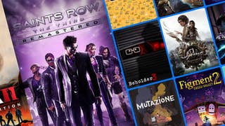 Promotional image showing some of the titles coming to Prime Gaming in March 2025.