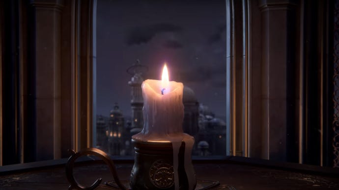 A candle in the Prince of Persia: Sands of Time Remake.
