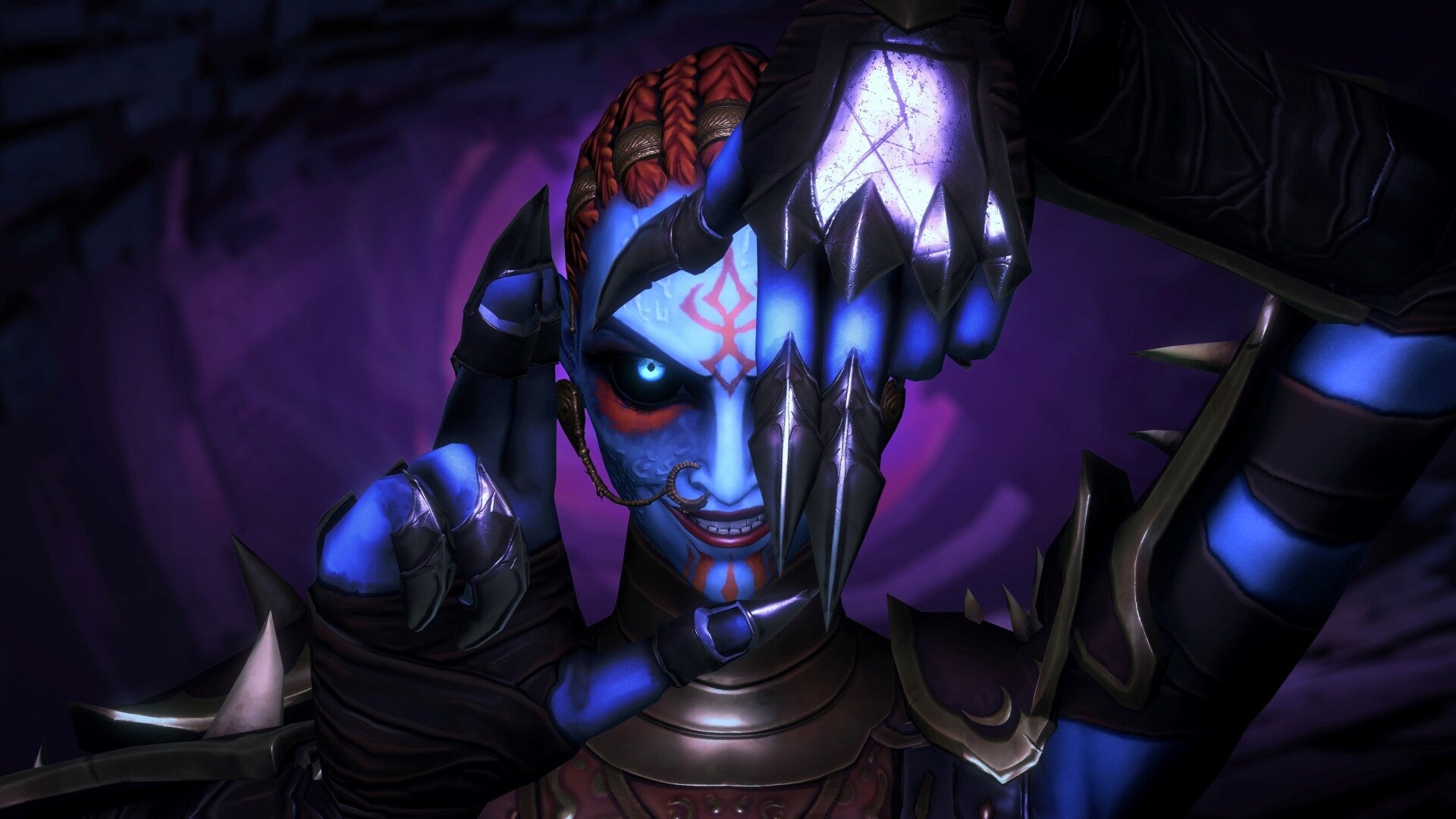 Radjen from Prince Of Persia: The Lost Crown vogues for key art of the Mask Of Darkness DLC. - 1