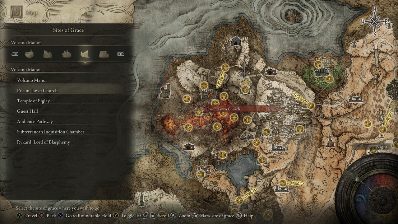 Prison Town Church Grace in Elden Ring