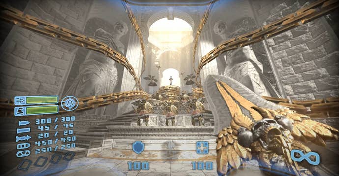 Spears and grappling hooks in Prodeus: The Elder Veil.