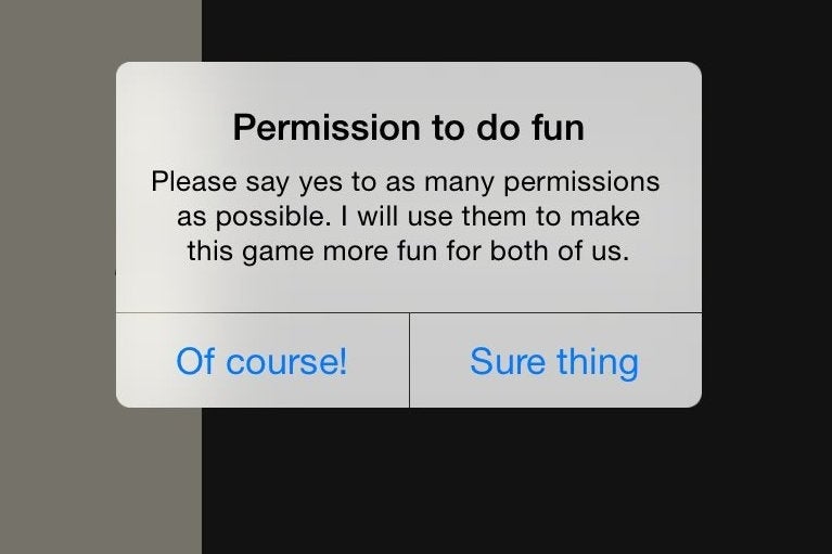 Progress to 100 is a novel fourth wall-breaking mobile puzzler ...