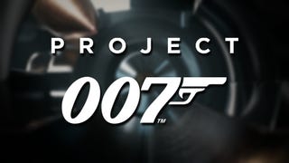 The logo and background for IO Interactive's latest dev title; project 007.
