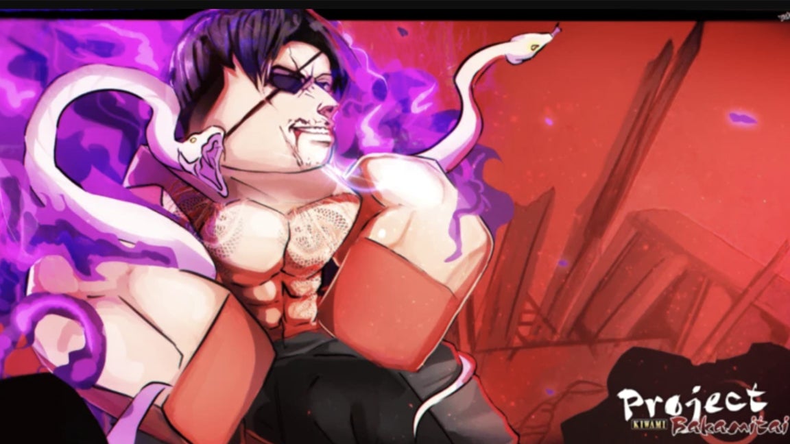 Artwork for the Roblox game Project Bakamitai showing a Yakuza-inspired character. - 1