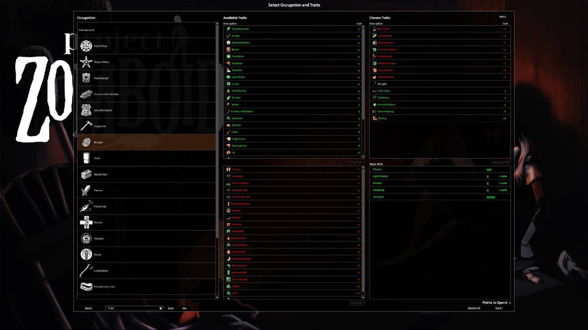 Best character builds in Project Zomboid | Rock Paper Shotgun