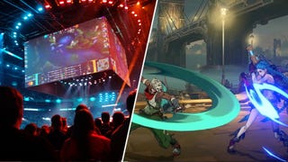Split header with LEC 2022 finals crowd and Project L gameplay