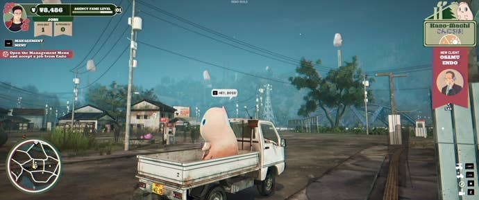 The open world town in Promise Mascot Agency.