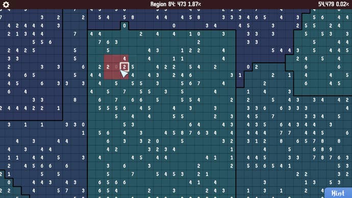 A 3x3 block marked as negative space because it’s centered by a 0 in Proverbs.