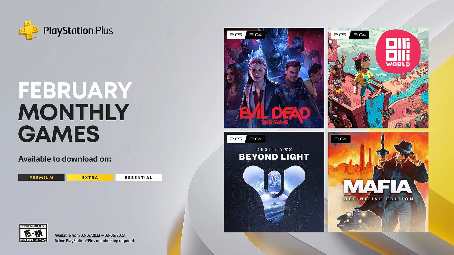 Last month best sale ps plus games