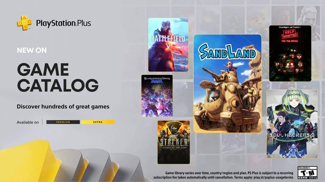 Here are your PS Plus Catalogue additions for May Here are your PS Plus Catalogue additions for May