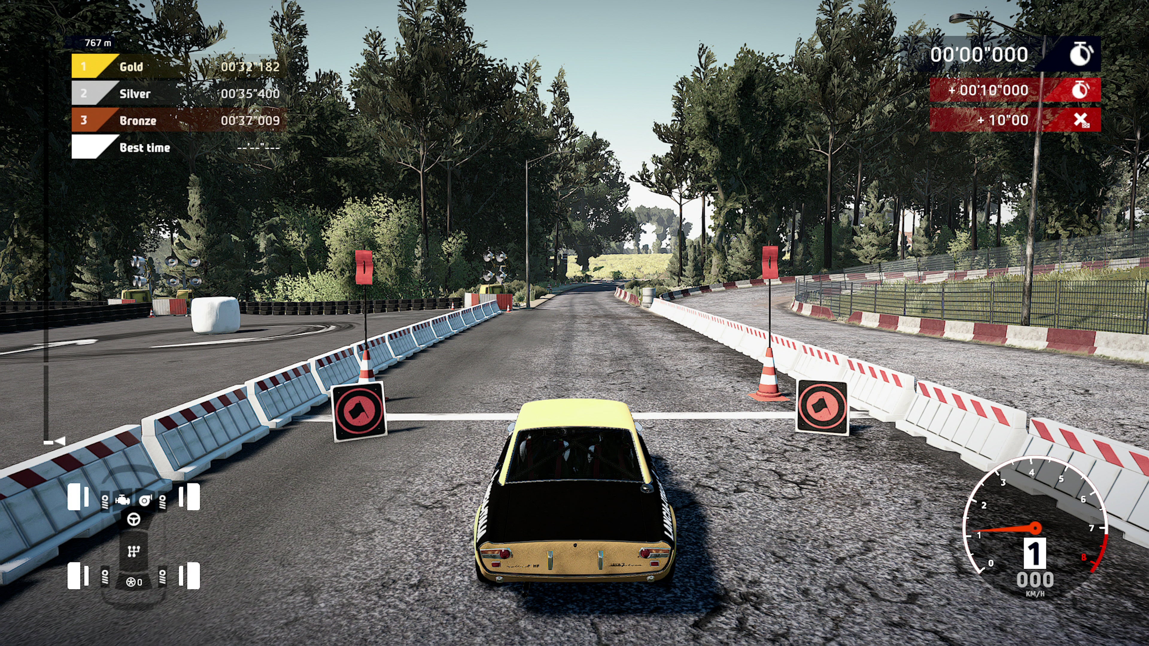 Switch&rsquo;s cutbacks in detail are at times stark next to PS4 and PS5 (on its 4K quality mode here). Here we see swathes of trees stripped from the first training stage, creating an almost unrecognisable scene.