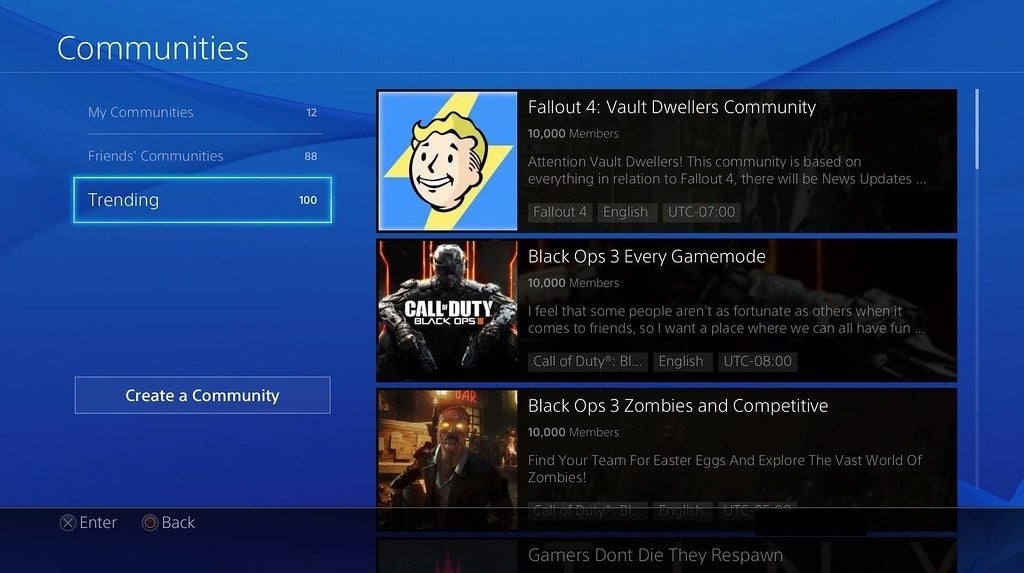 Community playstation discount