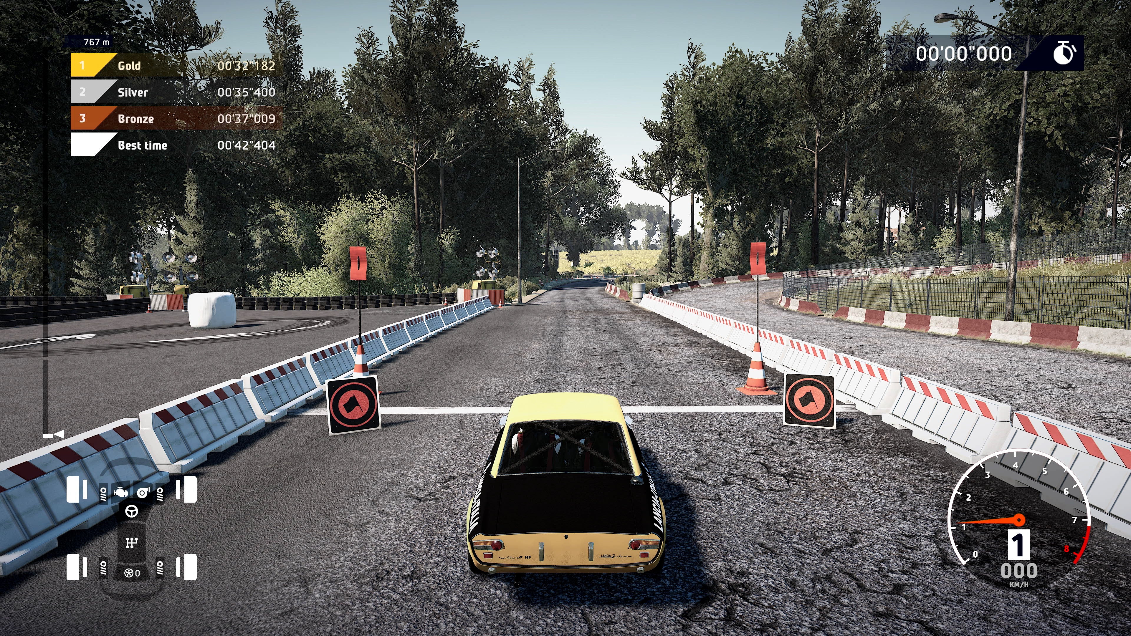 Switch&rsquo;s cutbacks in detail are at times stark next to PS4 and PS5 (on its 4K quality mode here). Here we see swathes of trees stripped from the first training stage, creating an almost unrecognisable scene.