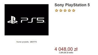 PS5 można już zamawiać w wybranych sklepach, nawet za 4000 zł - raport