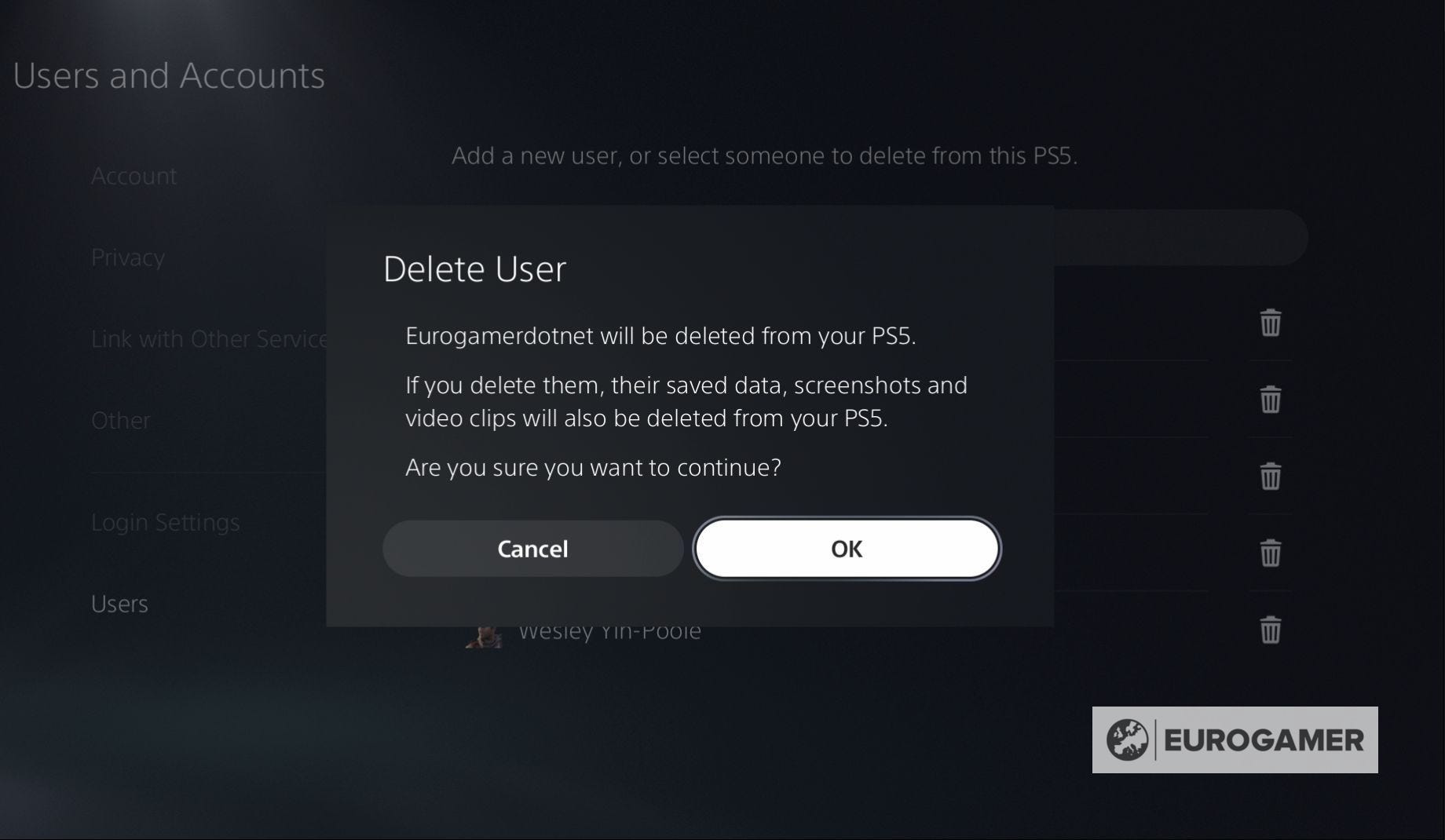 PS5 accounts How to add new accounts, switch users, guest, remove