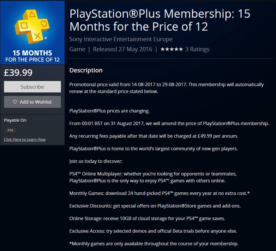 Playstation plus membership online discount code 2020