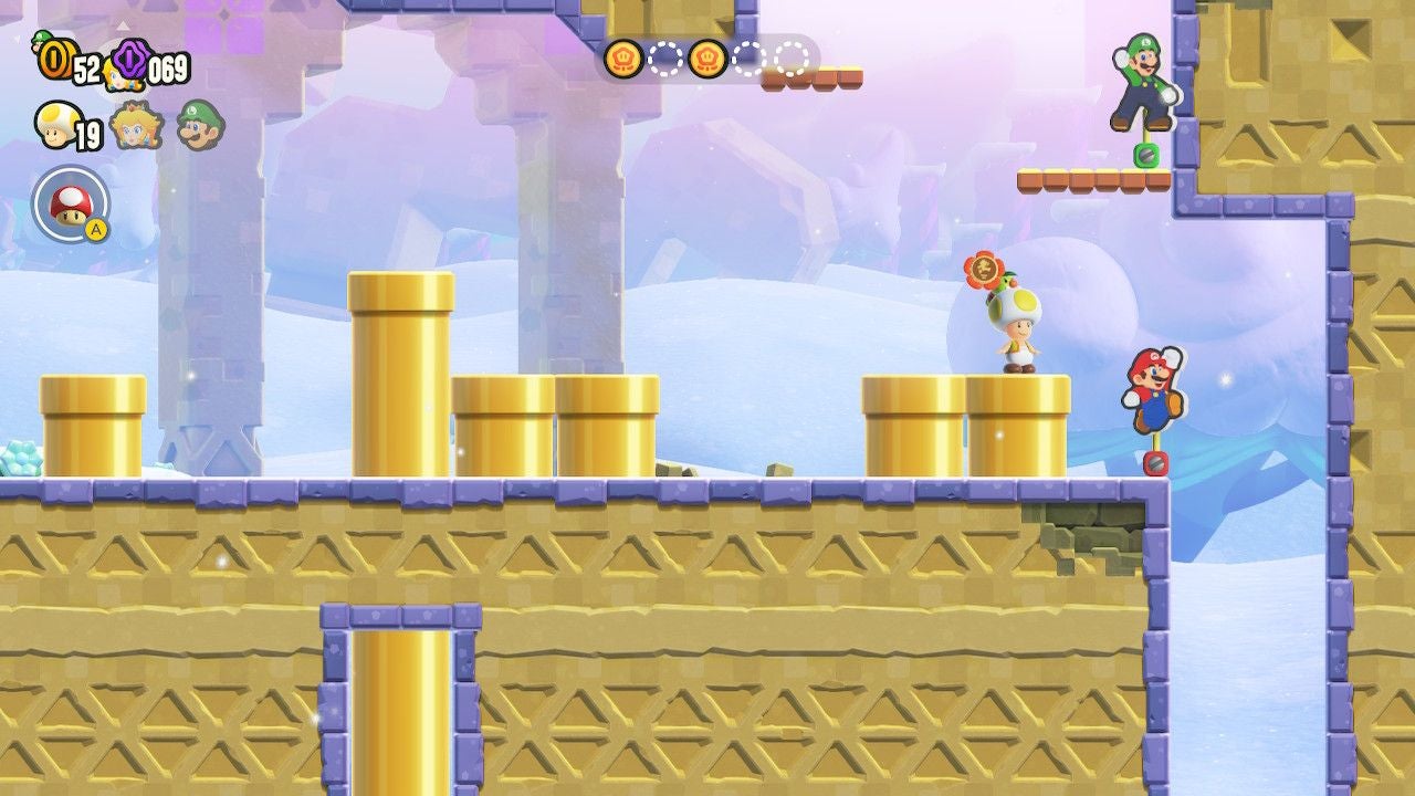 Super Mario Wonder Puzzling Park Solution Eurogamer