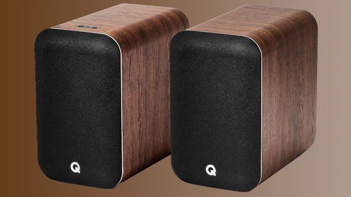 Q ACOUSTICS M20 shown in wood coloured