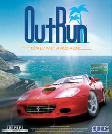Caixa de jogo de OutRun Online Arcade