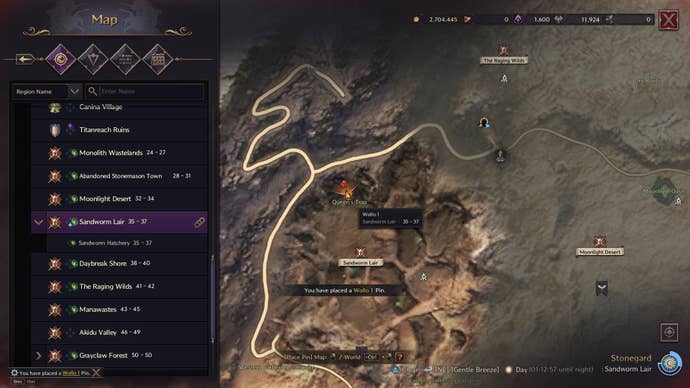 Qualification of the guild owner's seal map for Throne and Freedom
