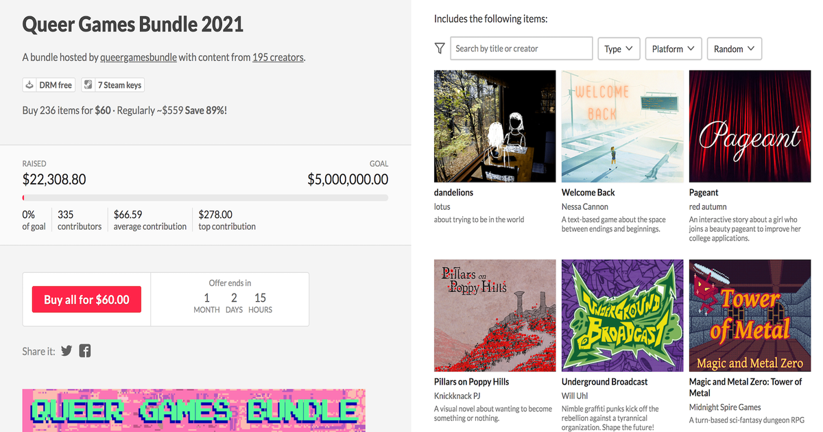 Queer Math Games Queer Games Bundle offers over 200 video and tabletop games | Dicebreaker