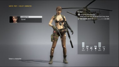 metal gear solid why is quiet dressed like that Metal Gear Solid 5's Quiet actress reflects on 'very revealing costume': 'I understand the perspective of people not as happy with how she was portrayed'
