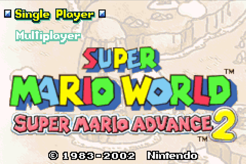 Super Mario World : Super Mario Advance 2 screenshot