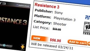 US retailer lists Resistance 3, boxart shows New York background